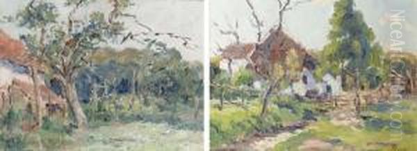 Landscape With Farmhouses - view 1