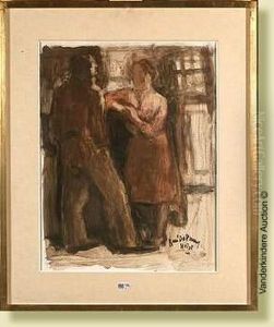 La Conversation by Rene De Pauw