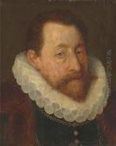 Portrait D'un Homme Barbu by Pierre Paul De Pommayrac