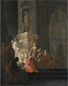 The Idolatry Of Solomon by Willem De Poorter