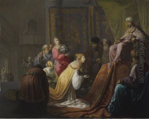 Solomon And The Queen Of Sheba by Willem De Poorter