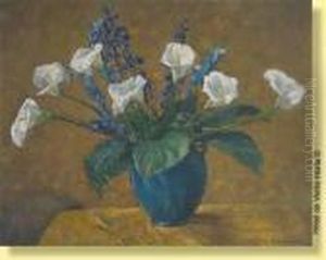 Vase Fleuri D'arums Vase Fleuri D'arums