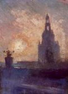 Atardecer by Dario de Regoyos y Valdes