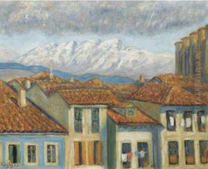 Renteria Y Las Penas De Aya (renteria And The Mountains Of Aya) by Dario de Regoyos y Valdes