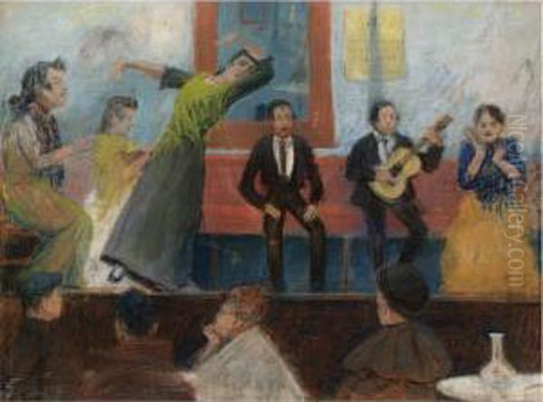 Cafe Cantante, Madrid (scene From The Imperial Cafe, Madrid) - view 1