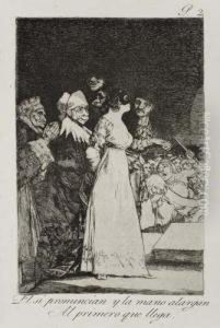Two Aquatints With Etching by Francisco Goya Fuendetodos
