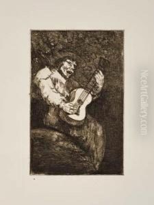 El Cantor Ciego by Francisco Goya Fuendetodos