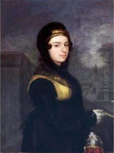 Portrait Of A Lady by Francisco Goya Fuendetodos