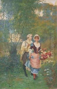 Galanterie Dans Le Parc