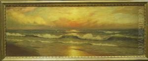 Surf At Sunset Surf At Sunset