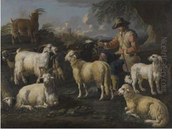 A Goat Herdsman And His Tribe - view 1