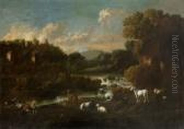 Flusslandschaft - view 1