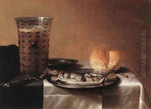 Still-life with Herring 1636 by Pieter Claesz.