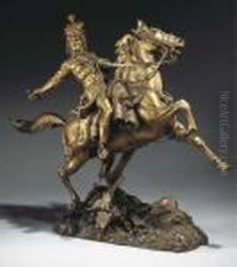 Un Officier A Cheval, Probablement Le Prince Murat
