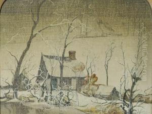 Cottage In Winter - view 1