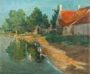 Farmhouse by Valerius De Saedeleer