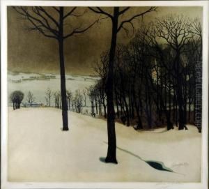 Paysage Hivernal by Valerius De Saedeleer