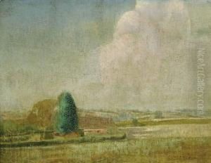 Paysage A Tiegem by Valerius De Saedeleer