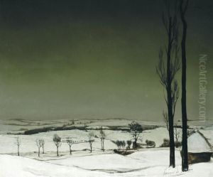 Winter Landscape -paysage Hivernal by Valerius De Saedeleer