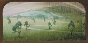 Hillscape In Wales(ca. 1918-1919) by Valerius De Saedeleer