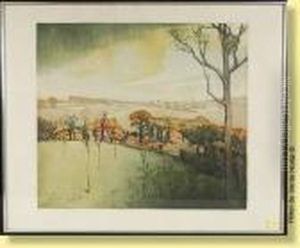 Paysage Ensoleille by Valerius De Saedeleer