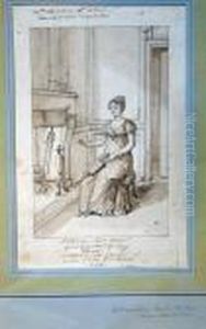 Cinderella by Augustin de Saint-Aubin