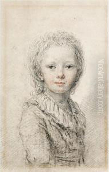 Portrait Of A Young Boy, Thought To Be The Dauphin, Later Louis Xvii - view 1