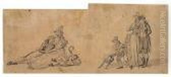 Two Scenes Of Familial Happiness - view 1