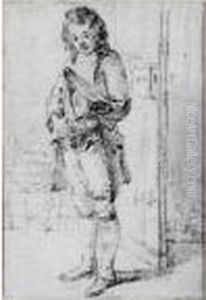 Un Commissionnaire by Augustin de Saint-Aubin