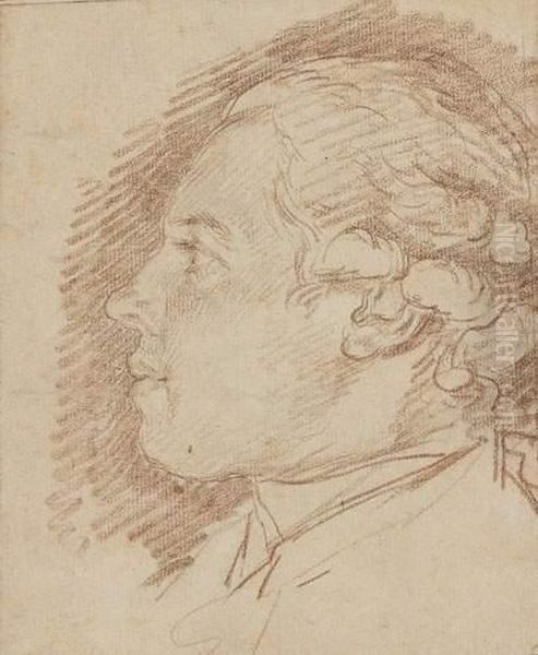 Portrait D'homme De Profil A Gauche - view 1