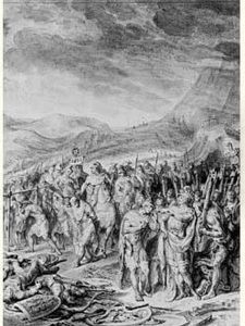 L'imprudence Du Consul Minucius Reparee Par Cincinnatus by Gabriel De Saint Aubin