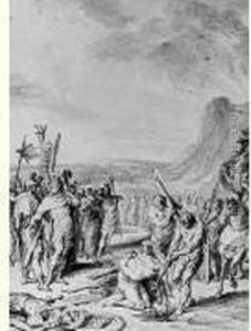 Manlius Torquatus Fait Oter La Vie A Son Fils Qui Avait Combattu Malgre Sa Defense by Gabriel De Saint Aubin