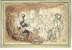 La Main Chaude, Projet Pour Un Ecran by Gabriel De Saint Aubin