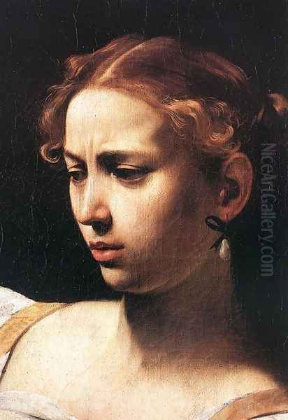 Judith Beheading Holofernes (detail 1) c. 1598 - view 1