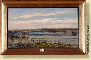 Marais En Hollande by Edmond De Schampheleer