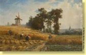 Jour De Moisson by Edmond De Schampheleer
