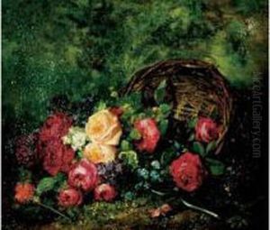 Fleurs Coupees, 1860 by Louis De Schryver