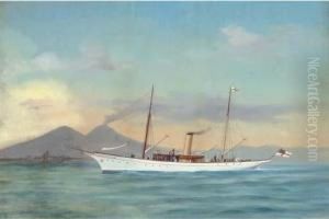 The Royal Yacht Squadron Branwen In Neapolitan Waters