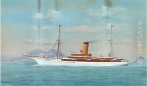 The U.s. Steam Yacht Iolanda: In Neapolitan Waters (illustrated);and At Sea In A Swell