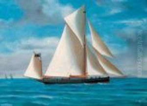 The Royal Thames Yacht Club Yawl
 Chanticleer In The Mediterranean;and The Chanticleer In Stormy 
Conditions