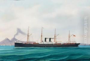 R.m.s. Orient In The Bay Of Naples by A. De Simone