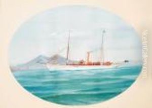 The Steam Yacht Erin In Neapolitan Waters; And At Sea The Steam Yacht Erin In Neapolitan Waters; And At Sea
