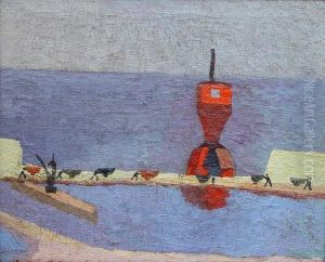 Muelle Del Puerto De Montevideo by Alfredo De Simone