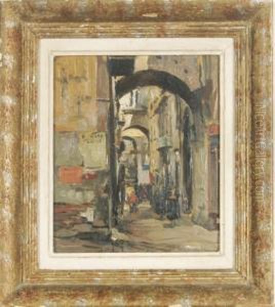 Street Scene In Naples - view 1