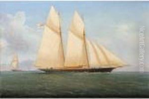 A Schooner Of The Royal Yacht Squadron
