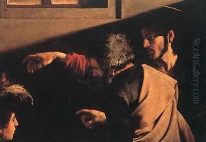 The Calling of Saint Matthew (detail 6) 1599-1600