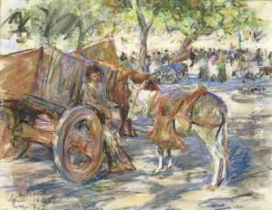 Feira Da Mata Nas Caldas Da Rainha by Jose Julio de Souza-Pinto