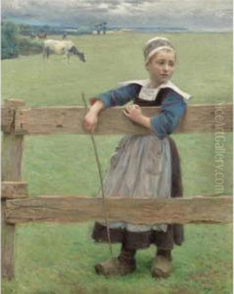 A Pequena Guardadora De Vacas (the Little Cowherd) - view 1