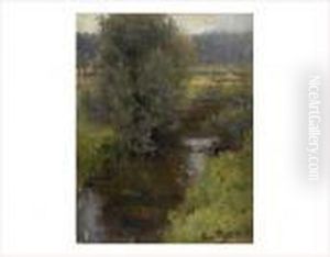 Bord De Ruisseau A Valboirant by Jose Julio de Souza-Pinto