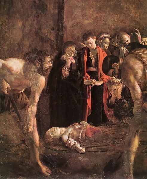Burial of St Lucy (detail) 1608 - view 1